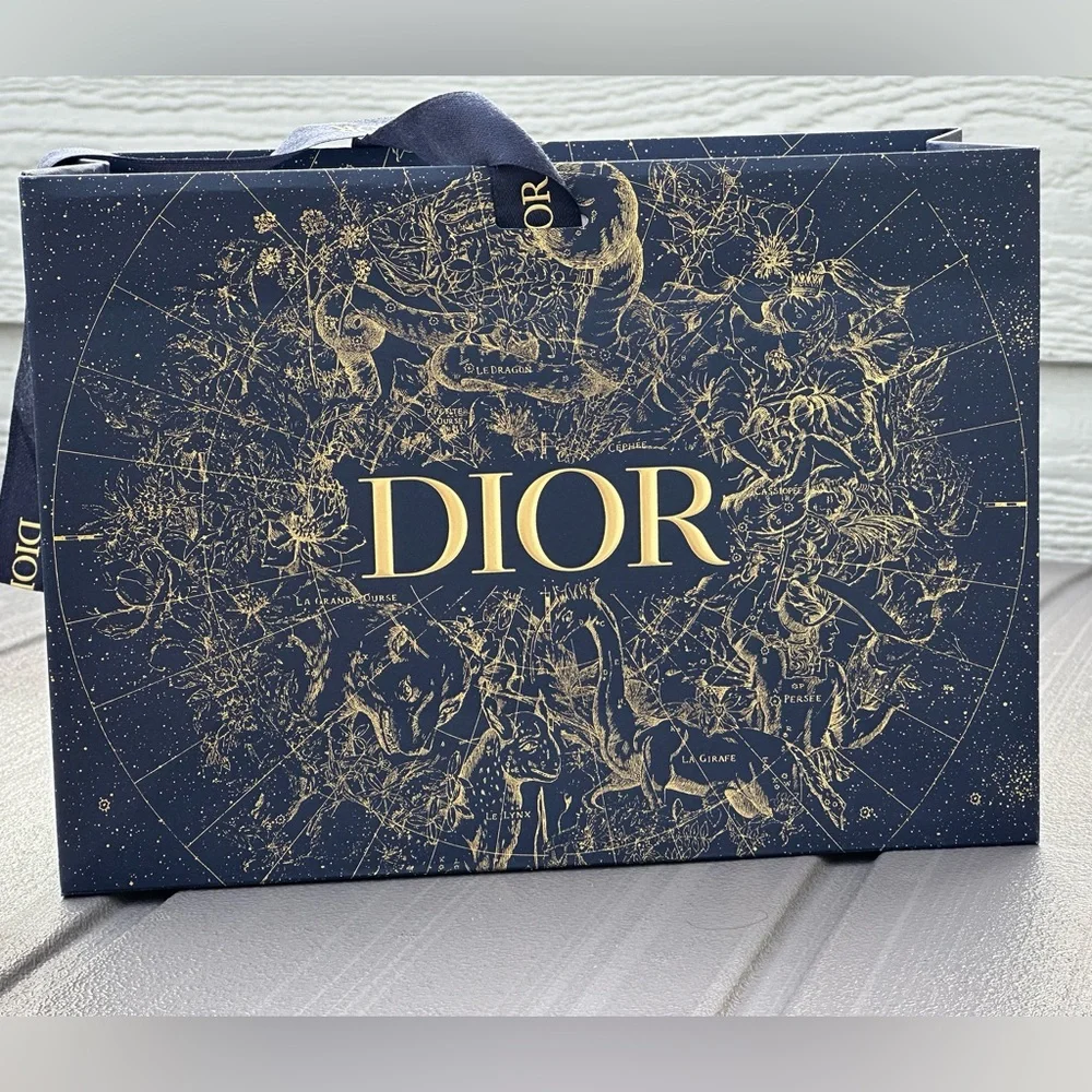 Authentic Dior Noel gift bag